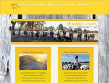 Tablet Screenshot of exodusfarms.org